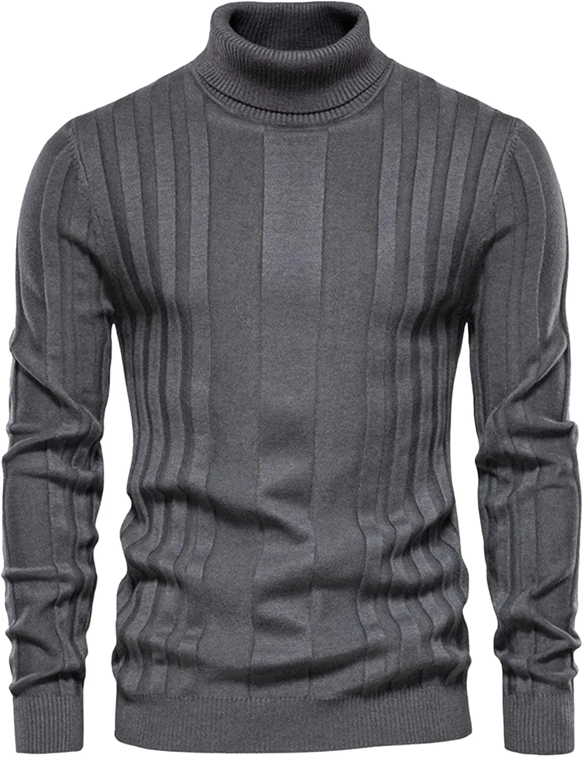 

Мужской свитер с воротником-стойкой Slim Fit