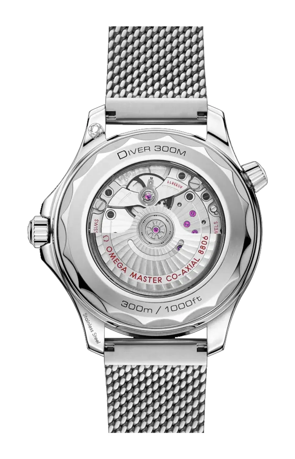 SEAMASTER DIVER 300M 42 ММ, СТАЛЬ НА СТАЛИ - 210.30.42.20.01.010 OMEGA, черный — фото 4