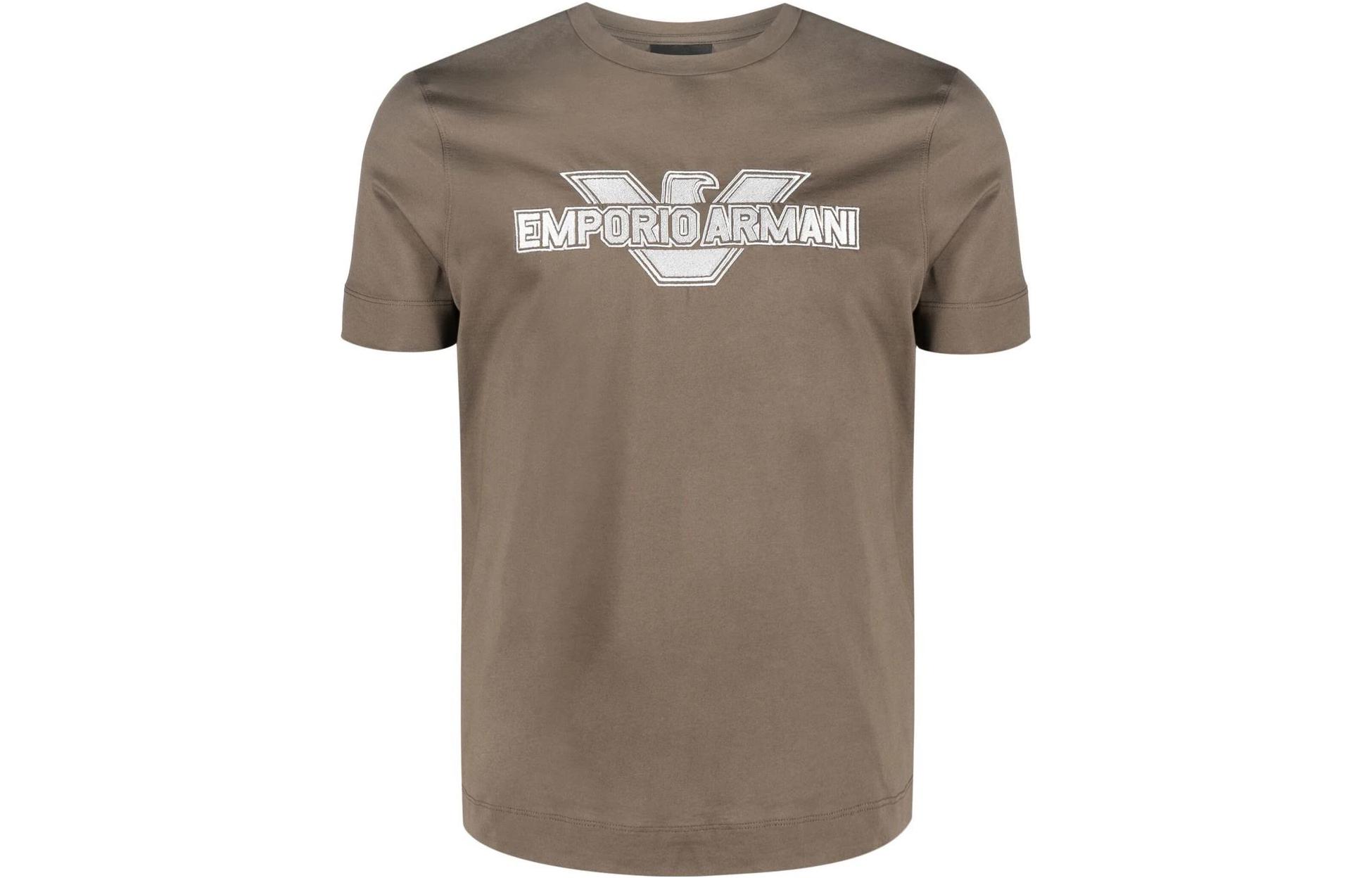 

Футболка SS23 мужская Coffee EMPORIO ARMANI, Coffee, Коричневый, Футболка SS23 мужская Coffee EMPORIO ARMANI, Coffee