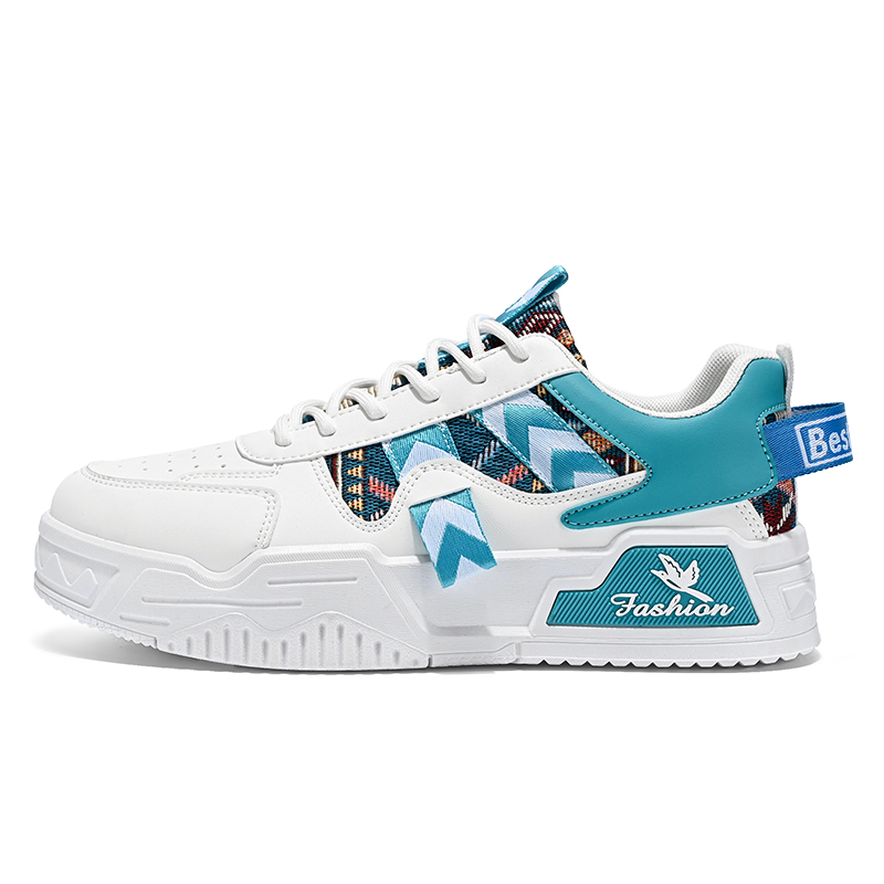 

Boogie Bear Антискользящие износостойкие низкие скейтерские кроссовки мужские синие, цвет Blue