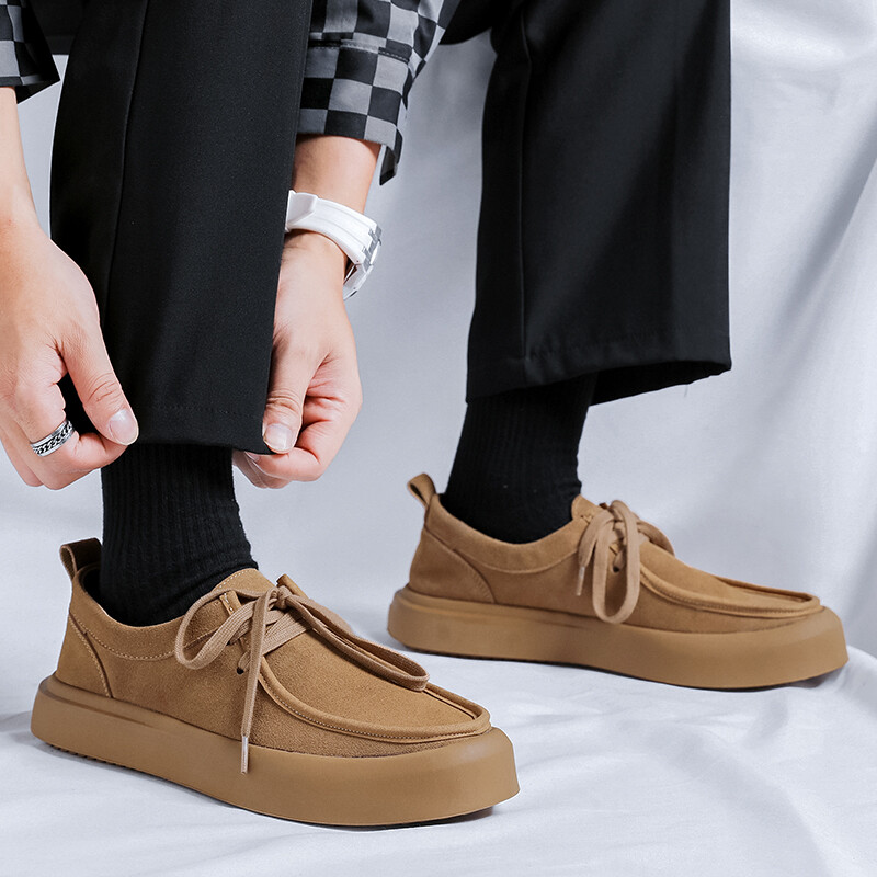 Туфли мужские Men"s Casual Men Low-Top V05, коричневый — фото 4