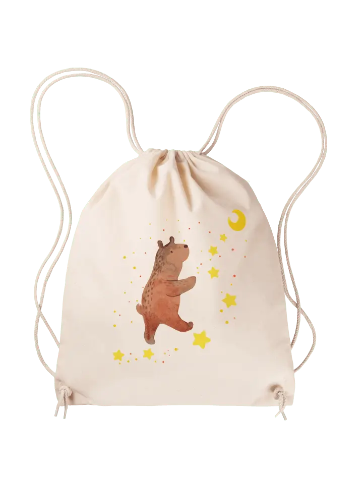 

Спортивная сумка Mr & Mrs Panda Sportbeutel Bär Träume ohne Spruch, кремовый