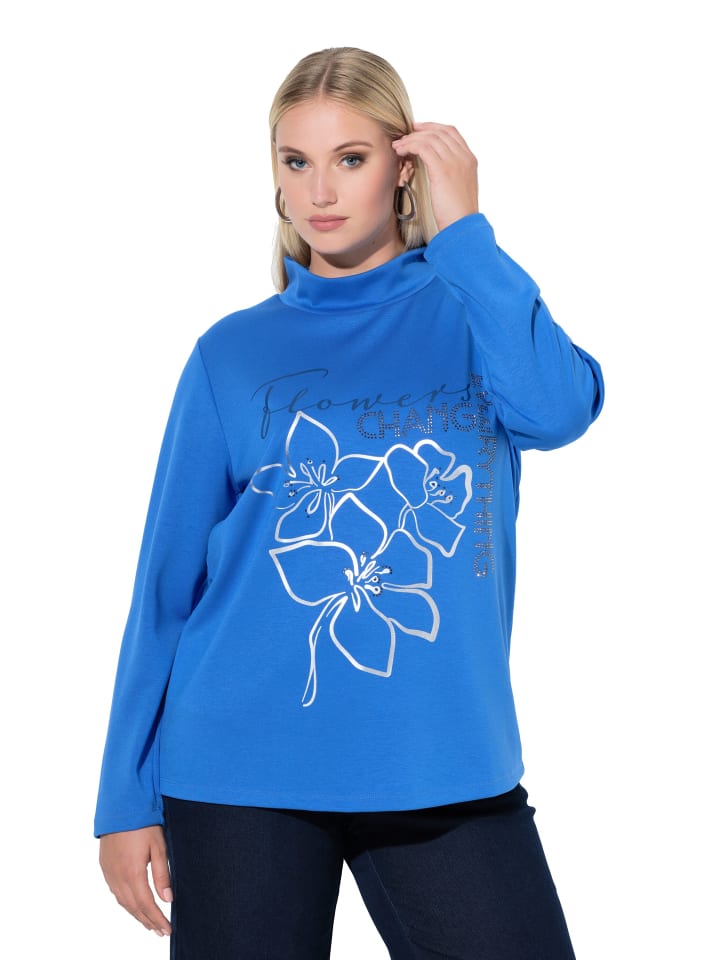 

Ulla Popken Толстовка цвета павлиньего пера