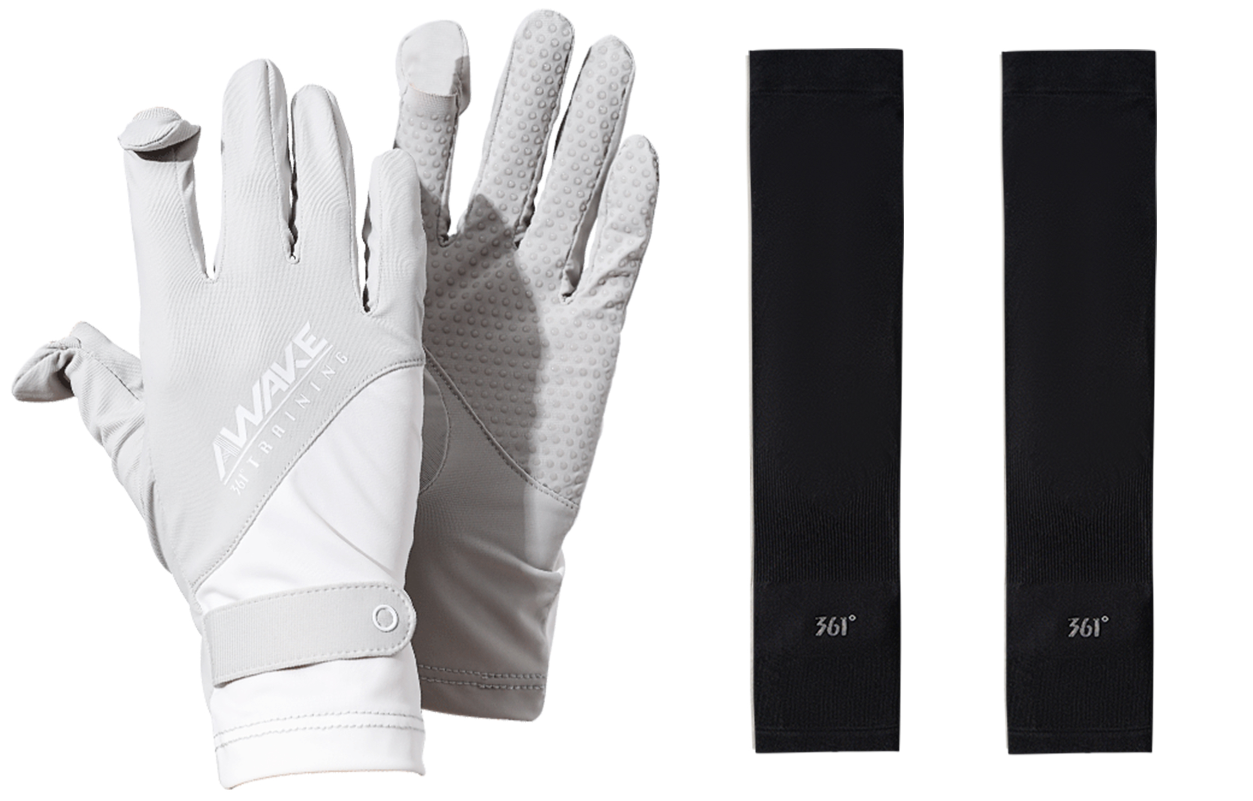 

361° Перчатки из полиамида с защитой от солнца, унисекс, Blue Gray Color/gray Purple Color/light Gray Color