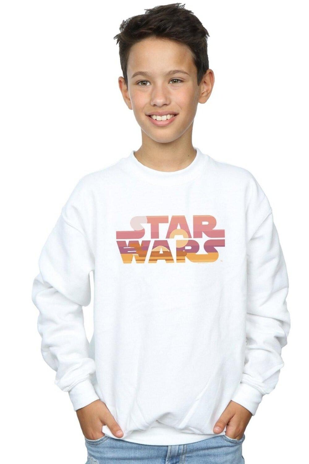 

Толстовка с логотипом Tatooine Suns Star Wars, белый