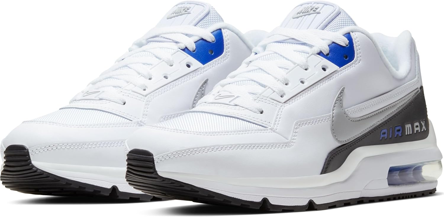 Мужские беговые кроссовки Nike, белый/синий/серый/светло-серый — фото 2