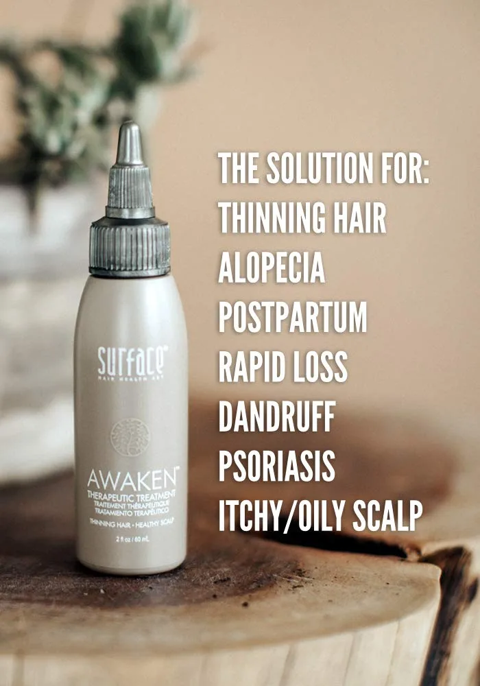 Surface Hair - Awaken Therapeutic Treatment - Натуральные ингредиенты для тонких волос и здоровья кожи головы 59 мл (1 шт.) — фото 4