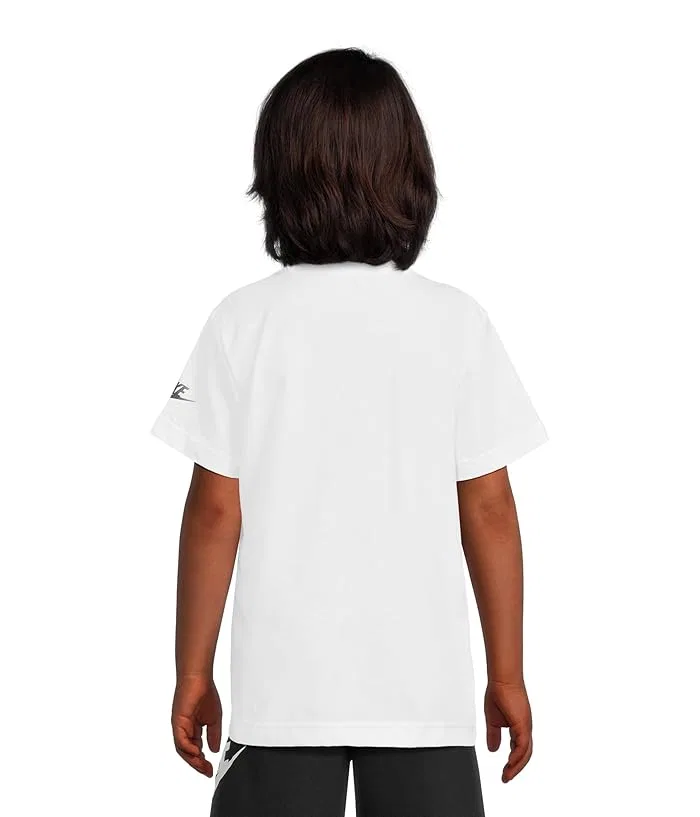 Футболка с логотипом Futura Futura T-Shirt (Little Kid) Nike Kids, Ghost — фото 2