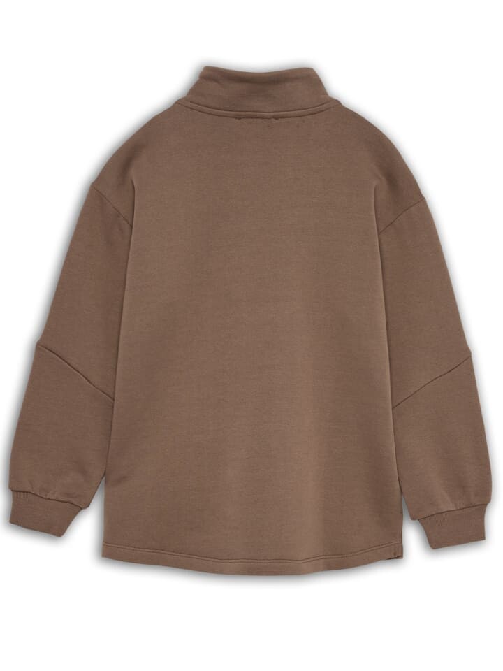 Толстовка Sometime Soon Halbreißverschluss Sweatshirt Stsjonas Kinder, цвет FOSSIL — фото 2