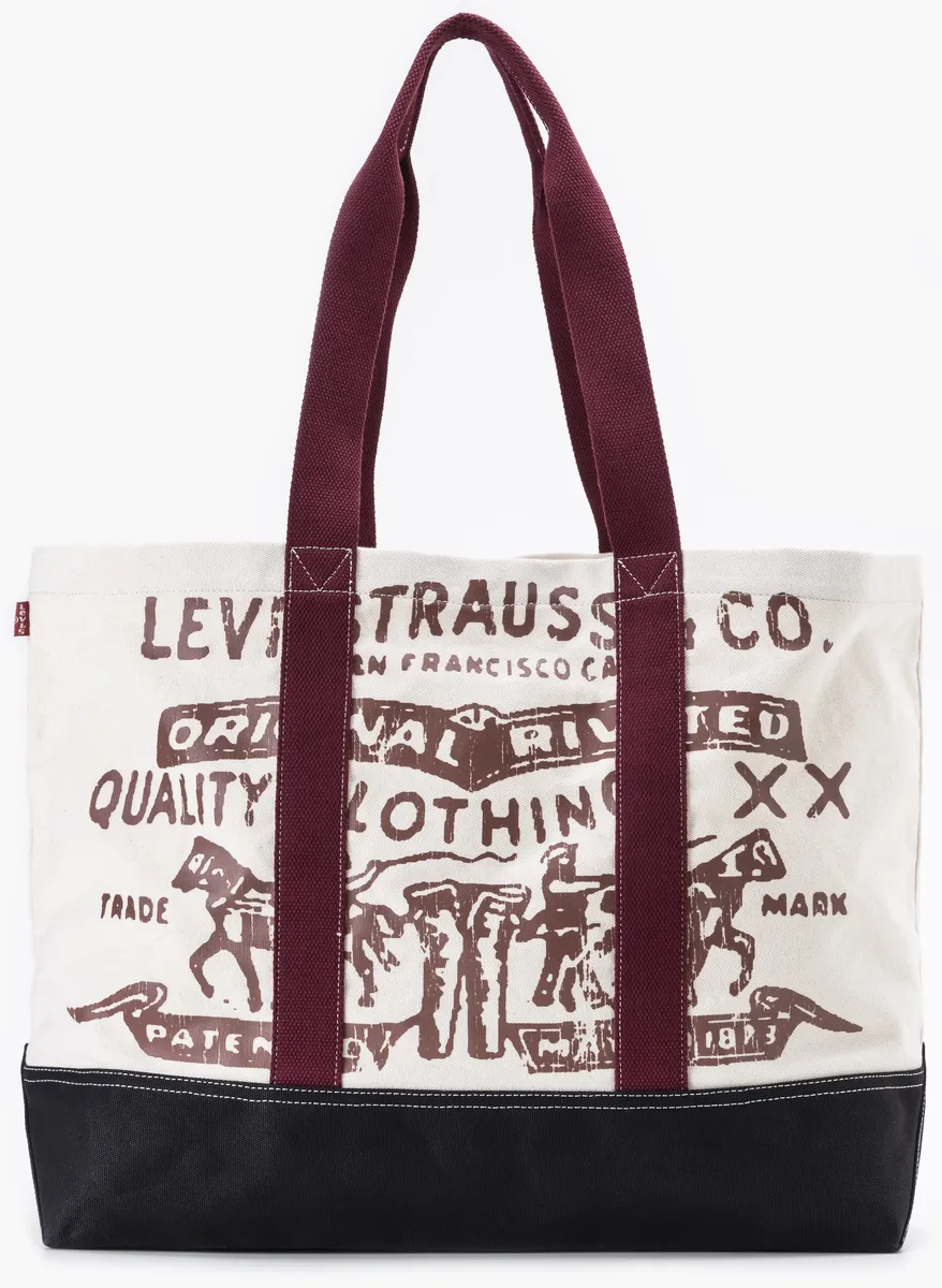 

Сумка с ручкой Levi's ЖЕНСКАЯ TWO HORSE TOTE-ALL XL ", красный