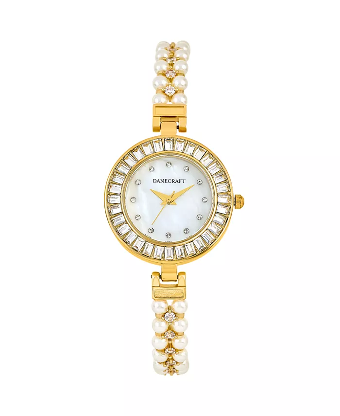 

Женские аналоговые часы с позолотой 18K Danecraft