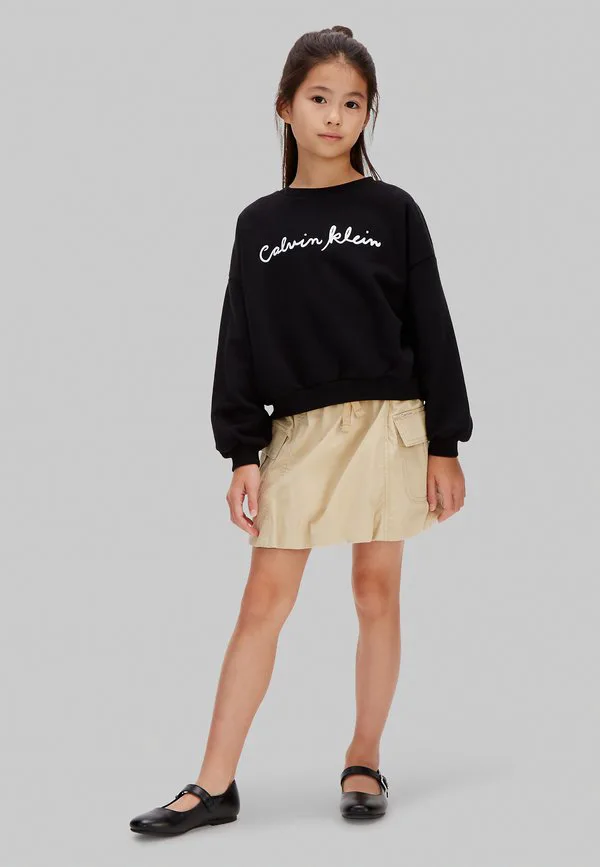 Толстовка с квадратным логотипом Calvin Klein Jeans, Black