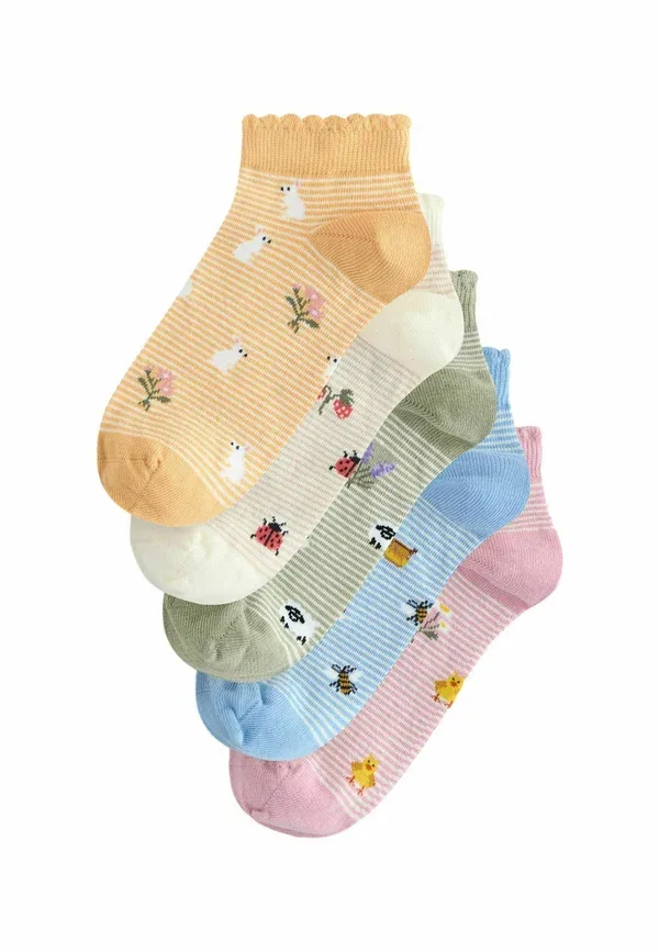 Носки-следки 5 пар Next, spring print, весенний принт