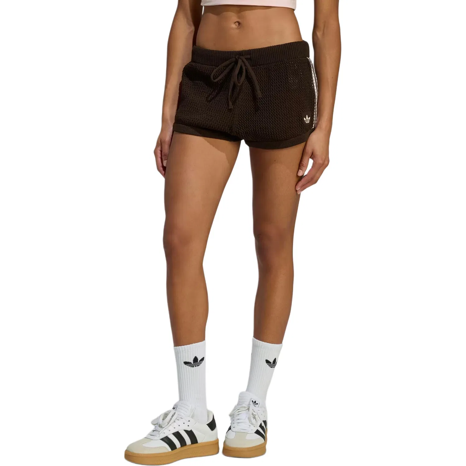 Шорты женские Casual Adidas Originals, Aurora Coffee — фото 3