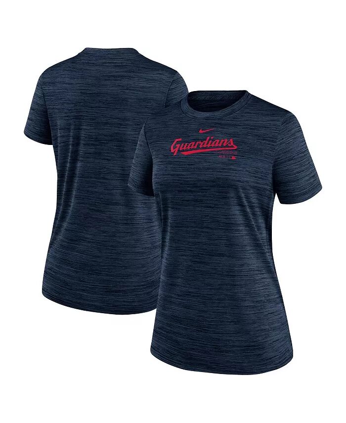 

Женская футболка Navy Cleveland Guardians Authentic Collection Velocity Performance Nike