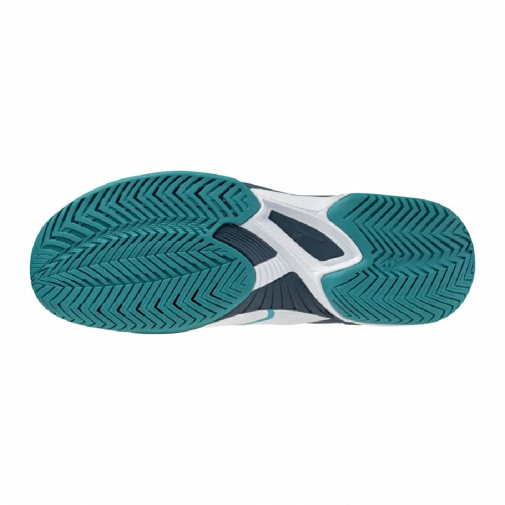 Теннисные кроссовки «Wave Exceed 6 Wide AC» от Mizuno, White X Blue — фото 2