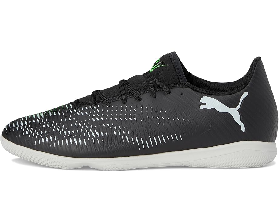 Кроссовки PUMA Future 8 Play Indoor Trainer Soccer Shoes, цвет Puma Black-Cool Light Gray-Fluo Green — фото 4