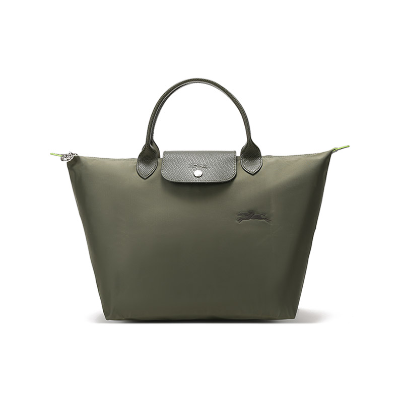 

Le Pliage Green Canvas Сумка, Пельмень Сумка, Тотбэг, Средний Размер Женская Лес LONGCHAMP