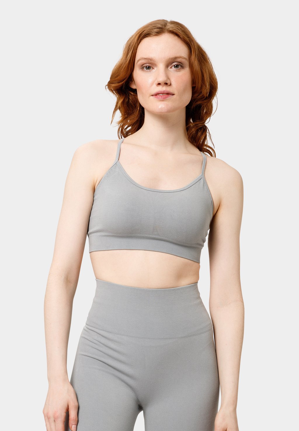 

Бюстье FORM Seamless Adjustable Straps Removable Pads Les Lunes, серый