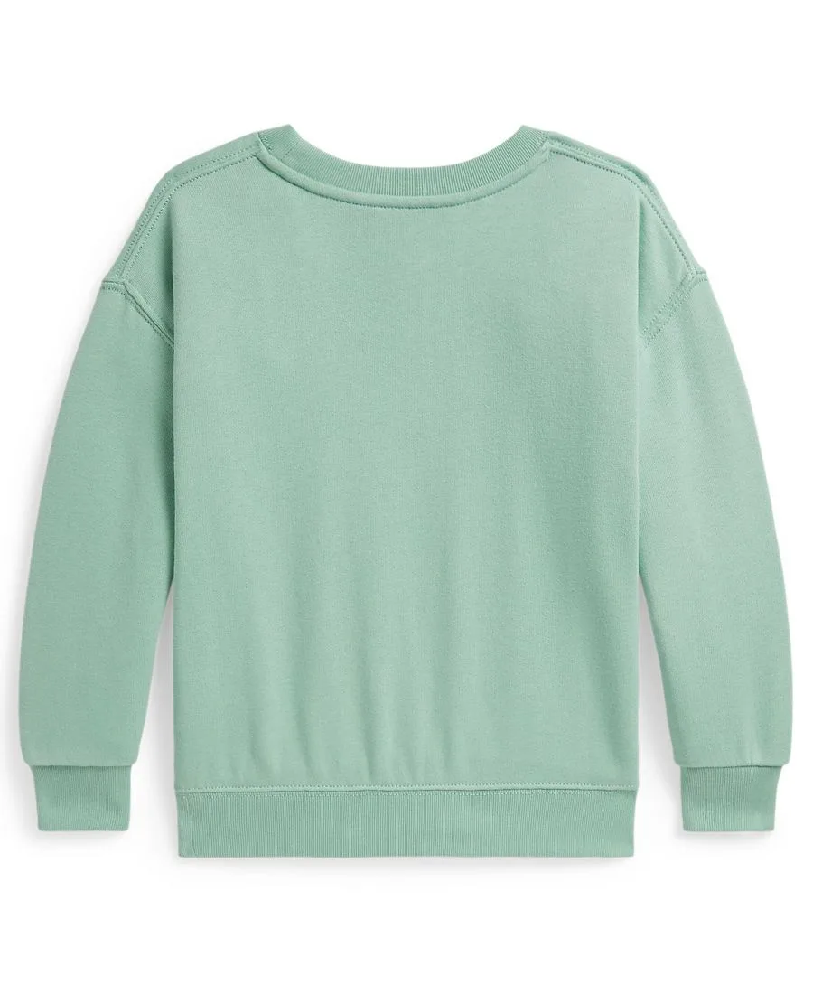 Детская толстовка Polo Bear из махровой ткани, размер 2-6X Polo Ralph Lauren, celadon зеленый — фото 2