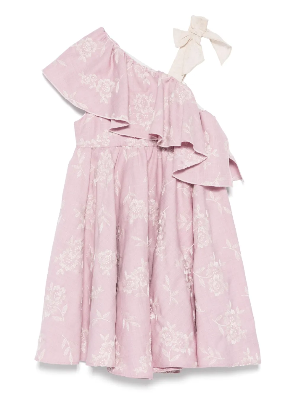 

Платье с цветочной вышивкой La Stupenderia, фиолетовый