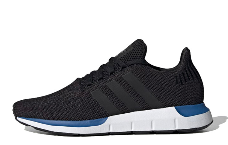 

Кроссовки Swift Run для бега мужские с низким верхом, черные/синие Adidas Originals
