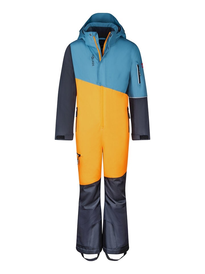 

Лыжные брюки Trollkids Schneeanzug Hallingdal, цвет gelb/hellblau/dunkelblau