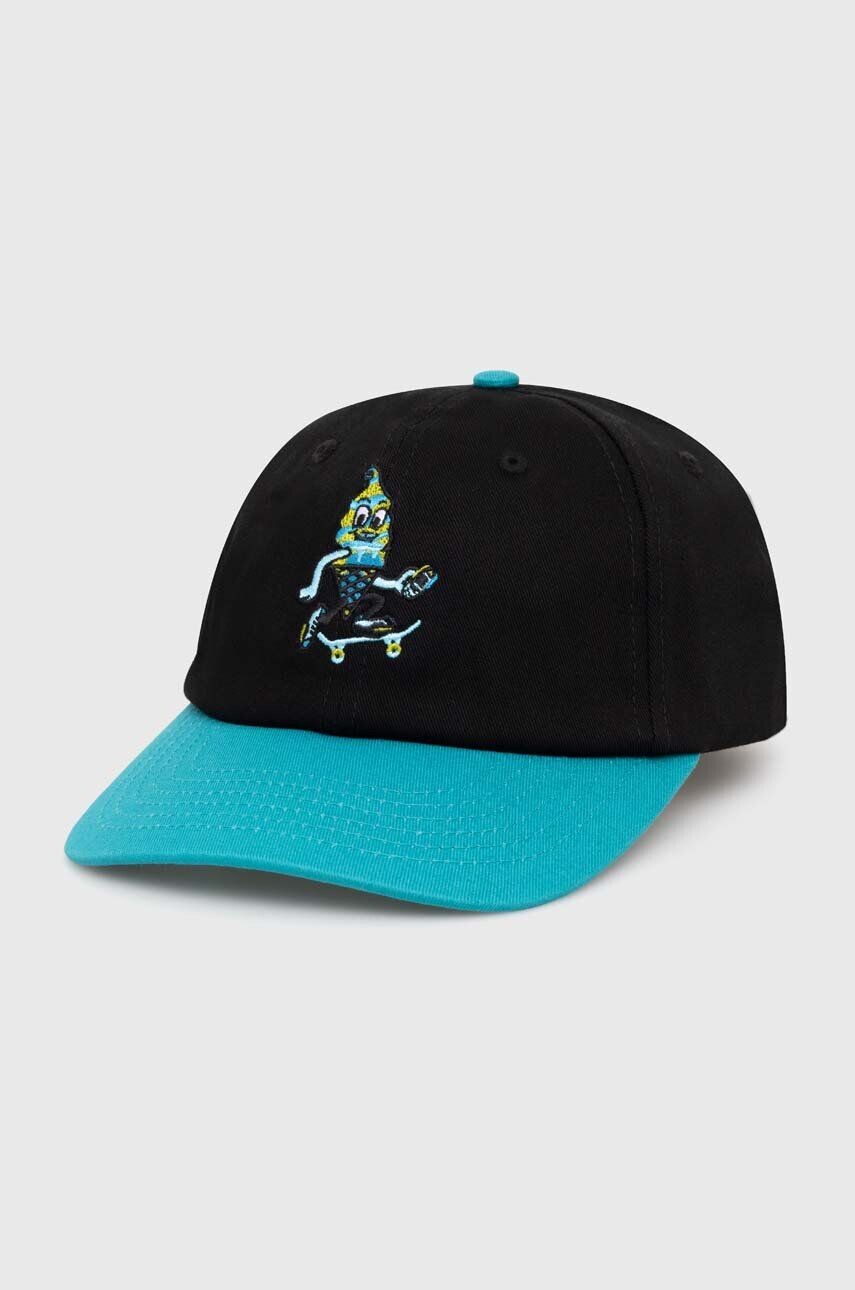 

ICECREAM Team EU Skate Cone Dad Cap хлопковая бейсболка, черный