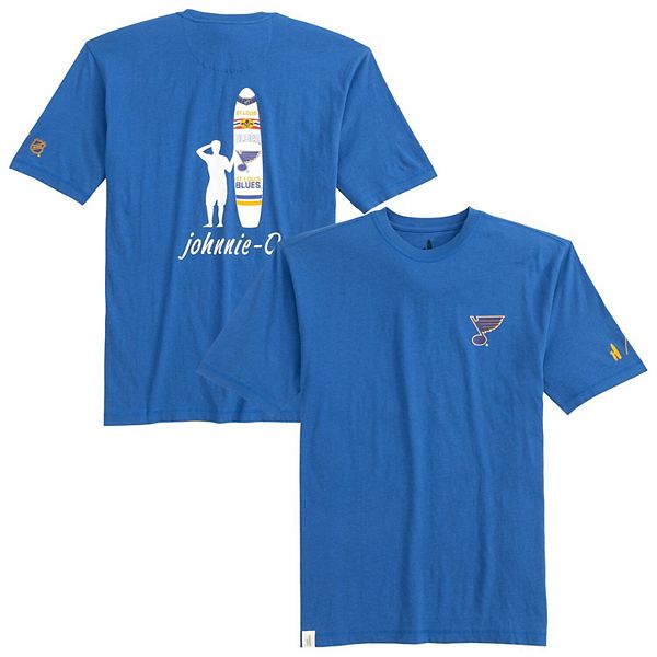 

Мужская синяя футболка St Louis Blues Heathered Spencer Johnnie-O