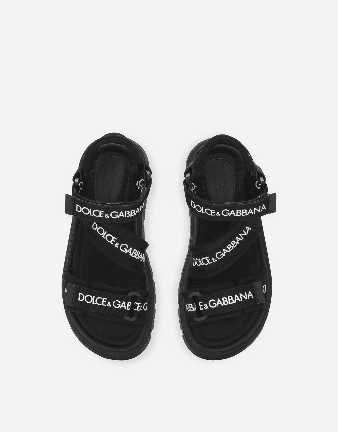 Босоножки из гросгрейна Dolce&Gabbana, черный — фото 4