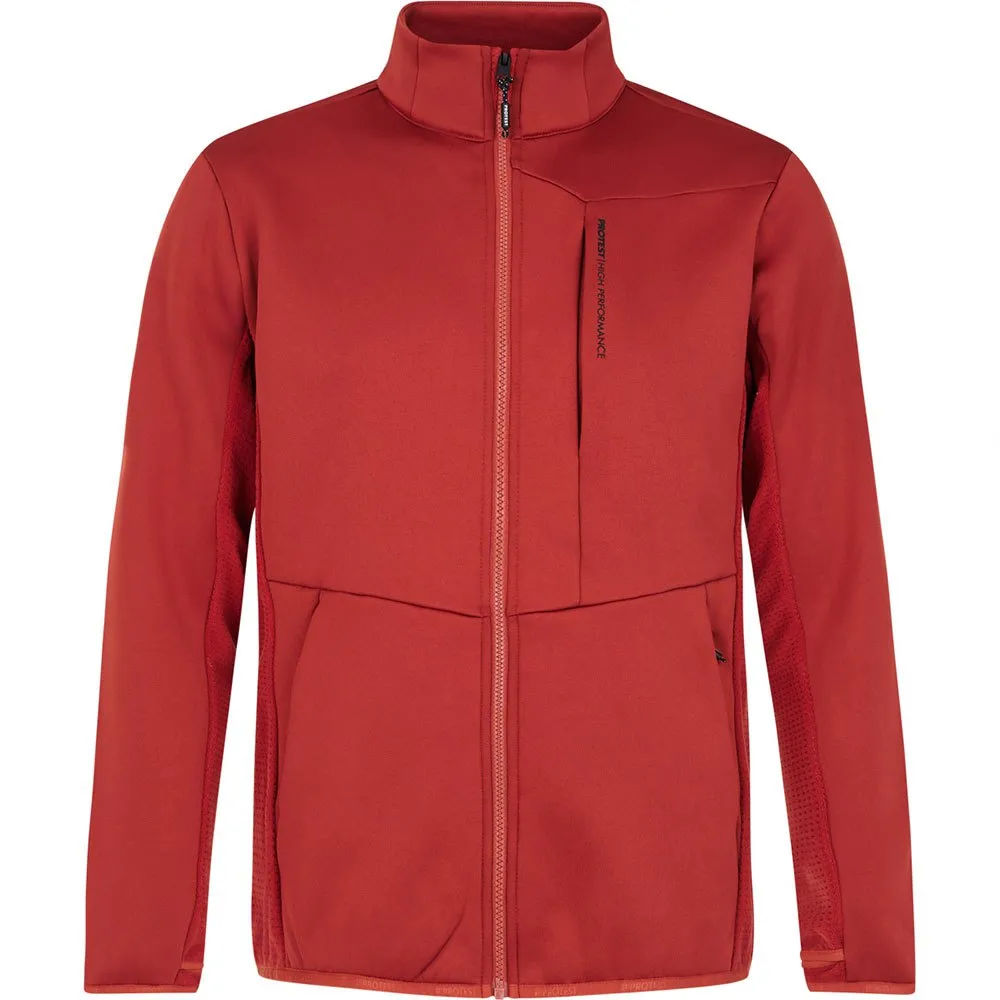 

Флис Protest Frapton full zip, красный