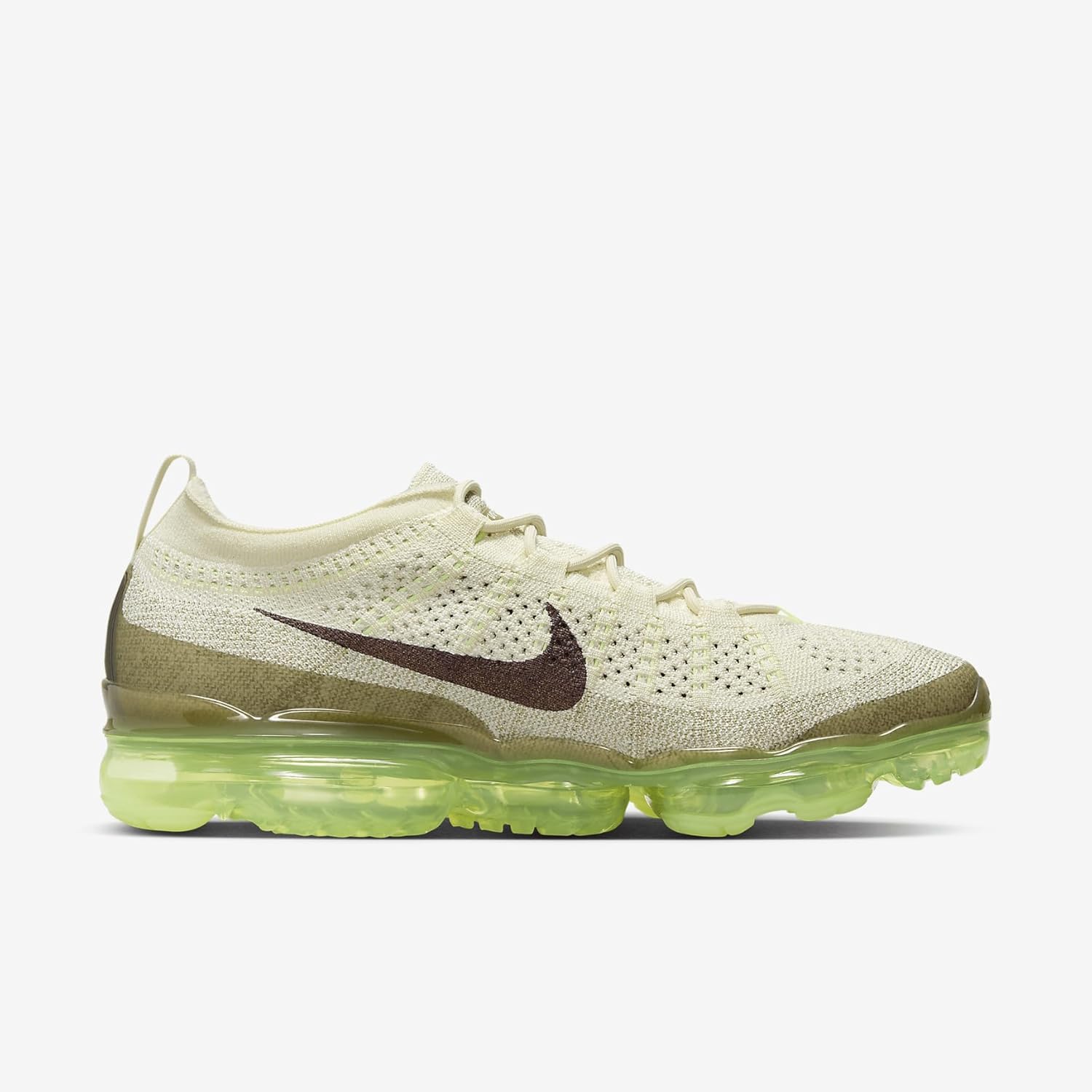 Мужские кроссовки Nike Air Vapormax 2023 Flyknit, Coconut Milk/Neutral Olive/Coconut Milk/Earth — фото 4