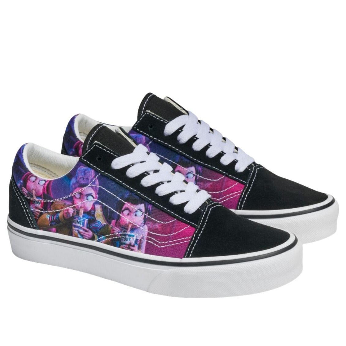 (GS) Vans x Kpop Demon Hunters Old Skool 'Black Purple' — фото 2
