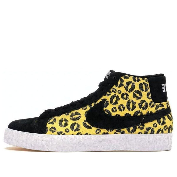 

Кроссовки sb blazer mid premium 'yellow black' Nike, желтый