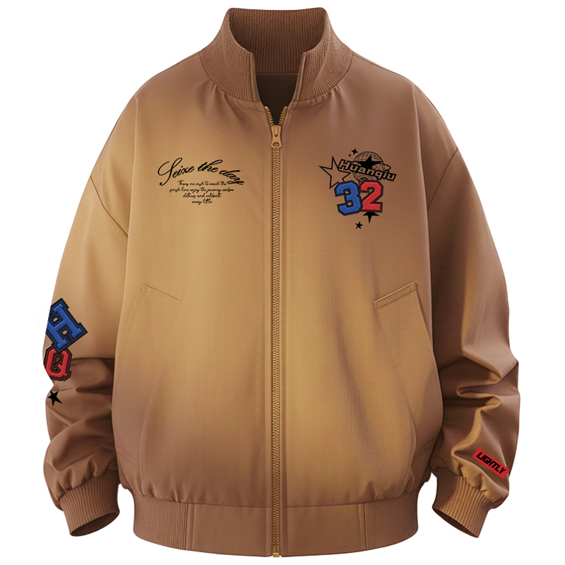 

Куртка Unisex Stand Collar Thickened HUANQIU, coffee