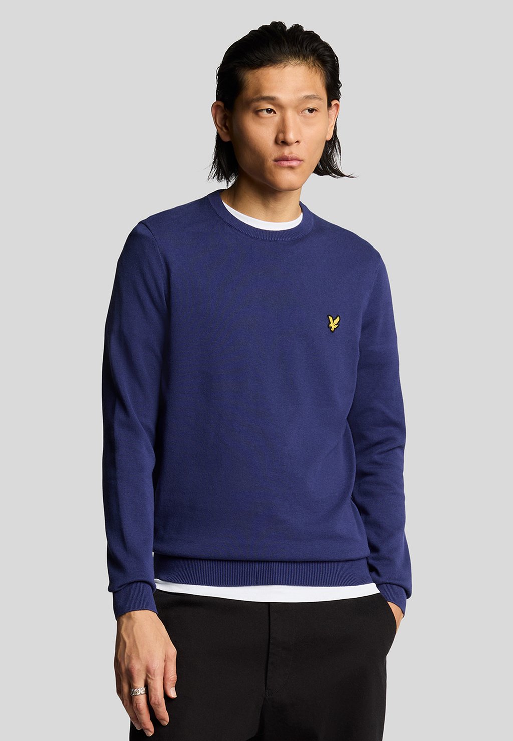 

Джемпер CREW NECK Lyle & Scott, темно-синий