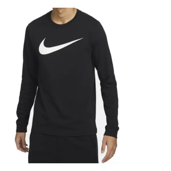

Футболка sportswear men's long-sleeve t-shirt 'black' Nike, черный