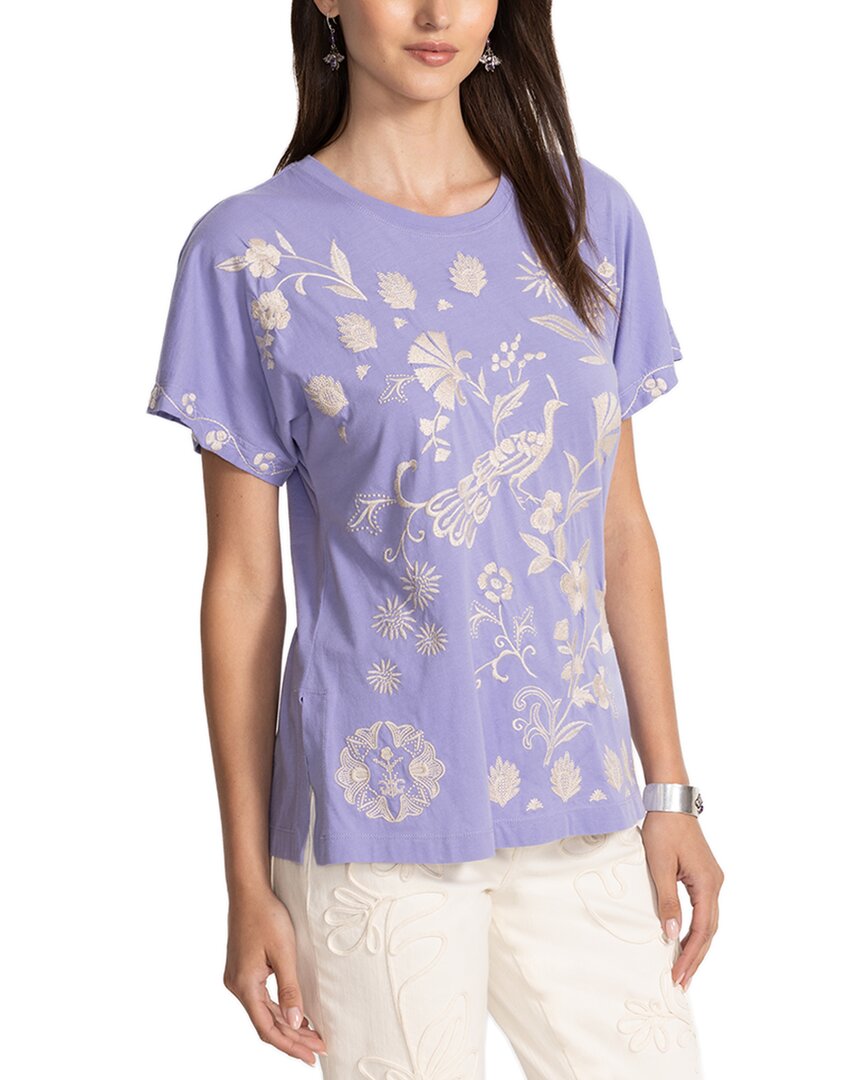 

Футболка "Джонни был Глорией" Johnny Was, синий