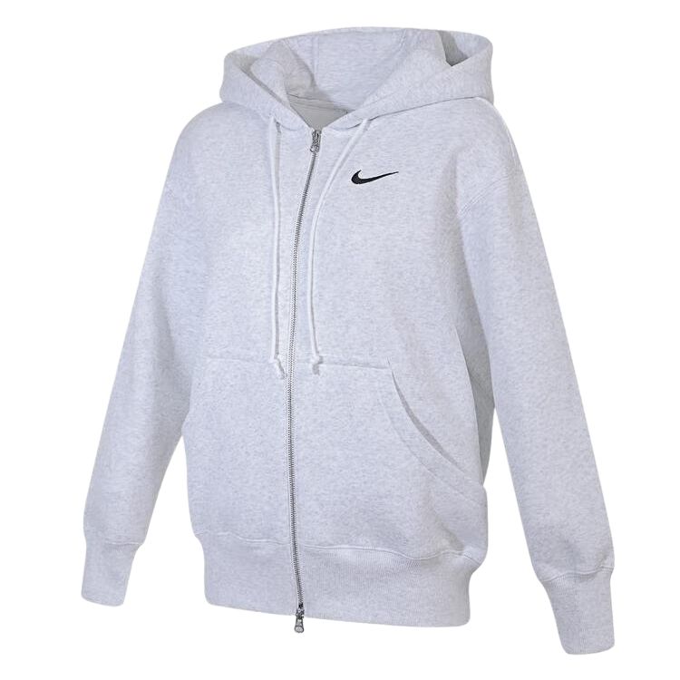 

Полноценная толстовка на молнии Nike, светло-серый