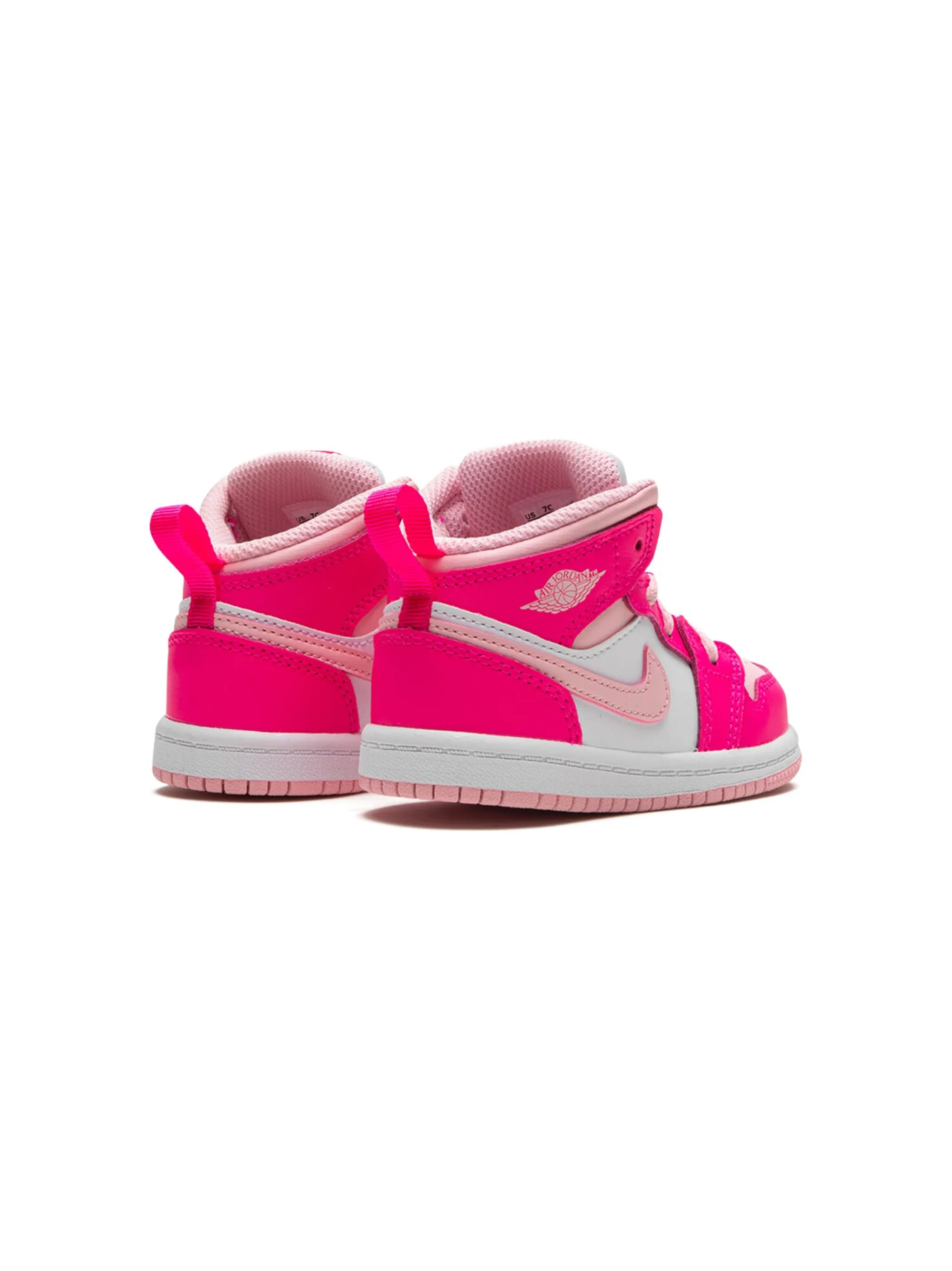 Кроссовки Air Jordan 1 Mid Fierce Jordan Kids, розовый — фото 3