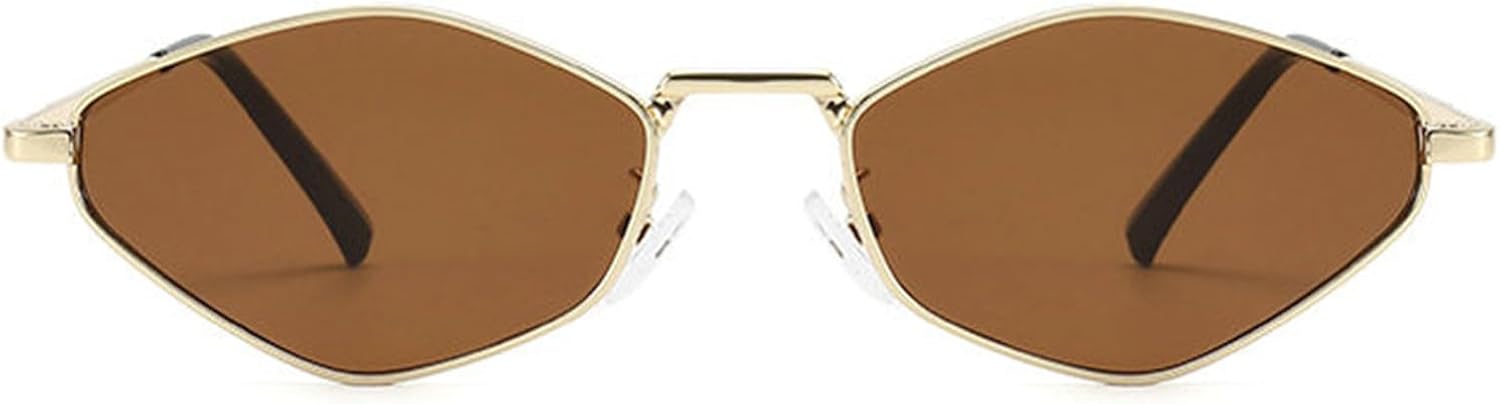 

Женские солнцезащитные очки Helena Fashion Irregular Outdoor Sunglasses в стиле 90-х, классические, с многоугольным геометрическим узором, ретро, ​​роскошные, для мужчин, с защитой от УФ-излучения UV400, C3
