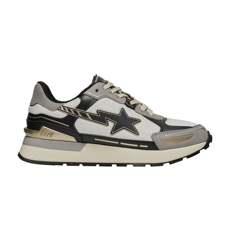 Кроссовки BAPE Wmns Cross Sta Black, черный