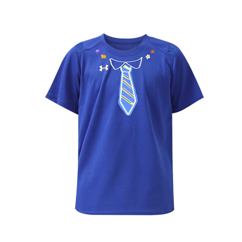 

Футболка с коротким рукавом для детей быстросохнущая Under Armour, синий