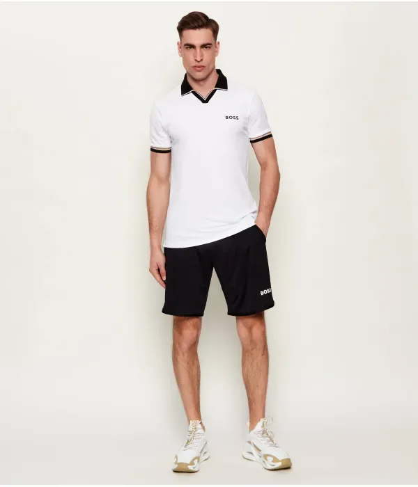 Поло PL_TOC Рассчитано на 2 порции slim fit Boss Green, белый — фото 2