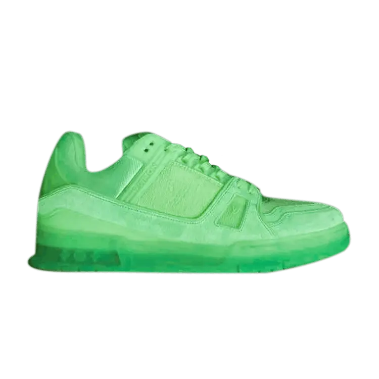 

Кроссовки Louis Vuitton Trainer Fluorescent Green Monogram, зеленый