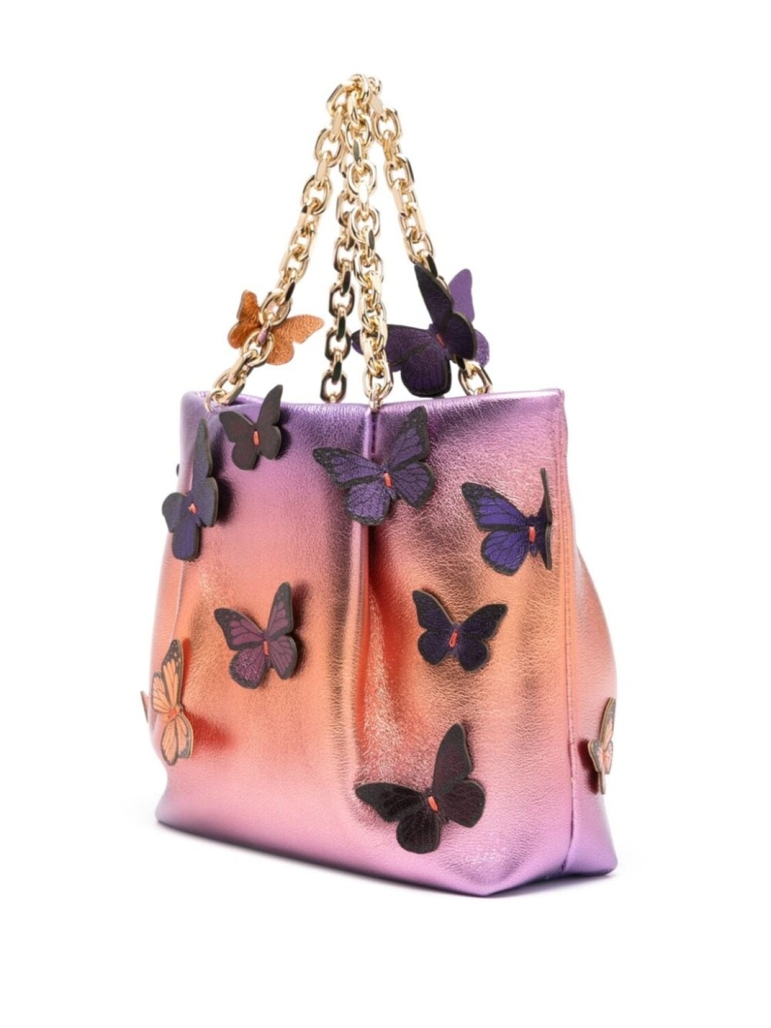 

Aquazzura сумка-тоут Papillon размера мини, фиолетовый