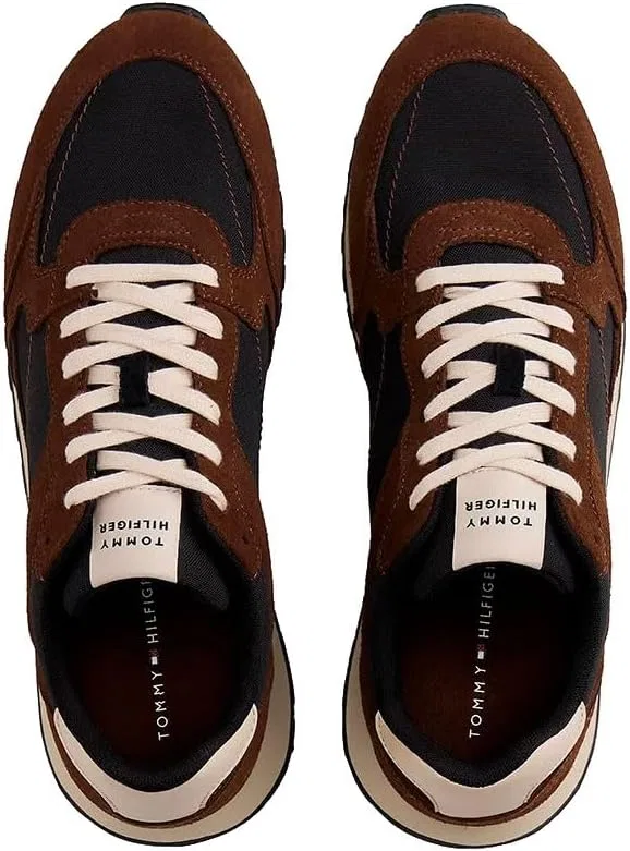 Мужские низкие кроссовки Tommy Hilfiger New Runner Eva Mix Fm0fm05465, Black Black Legacy Brown — фото 4