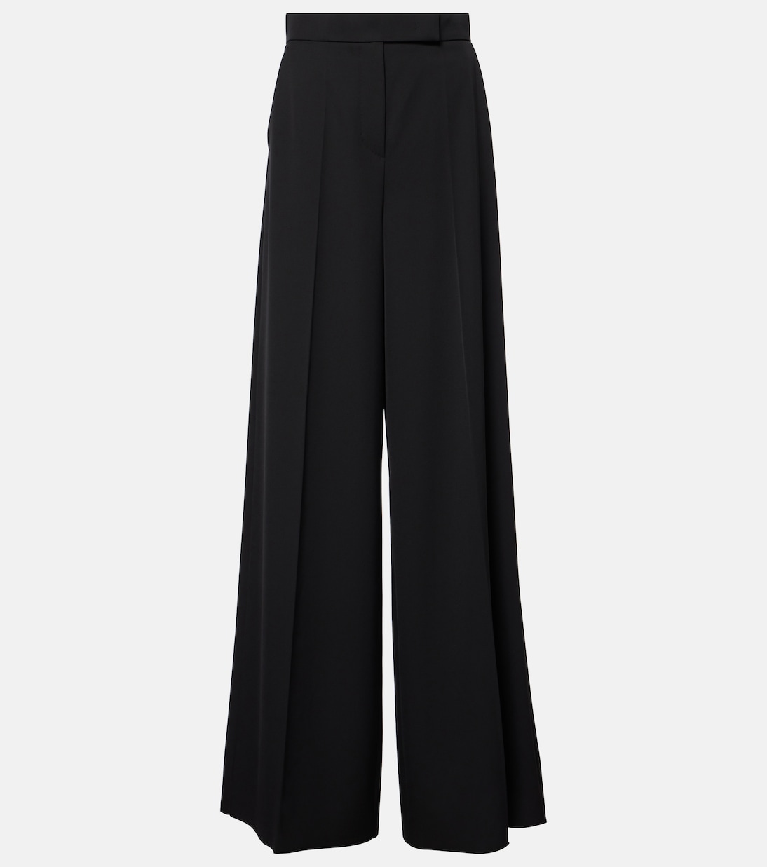 

Широкие шерстяные брюки Ninfa Max Mara, Nero