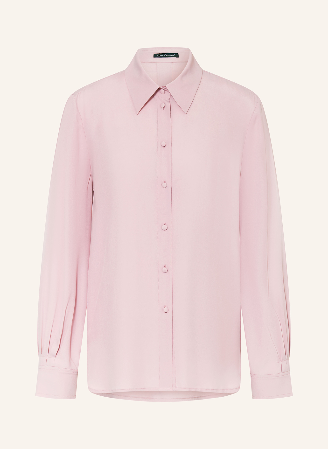 

Блузка-Рубашка с шелком Luisa Cerano, розовый