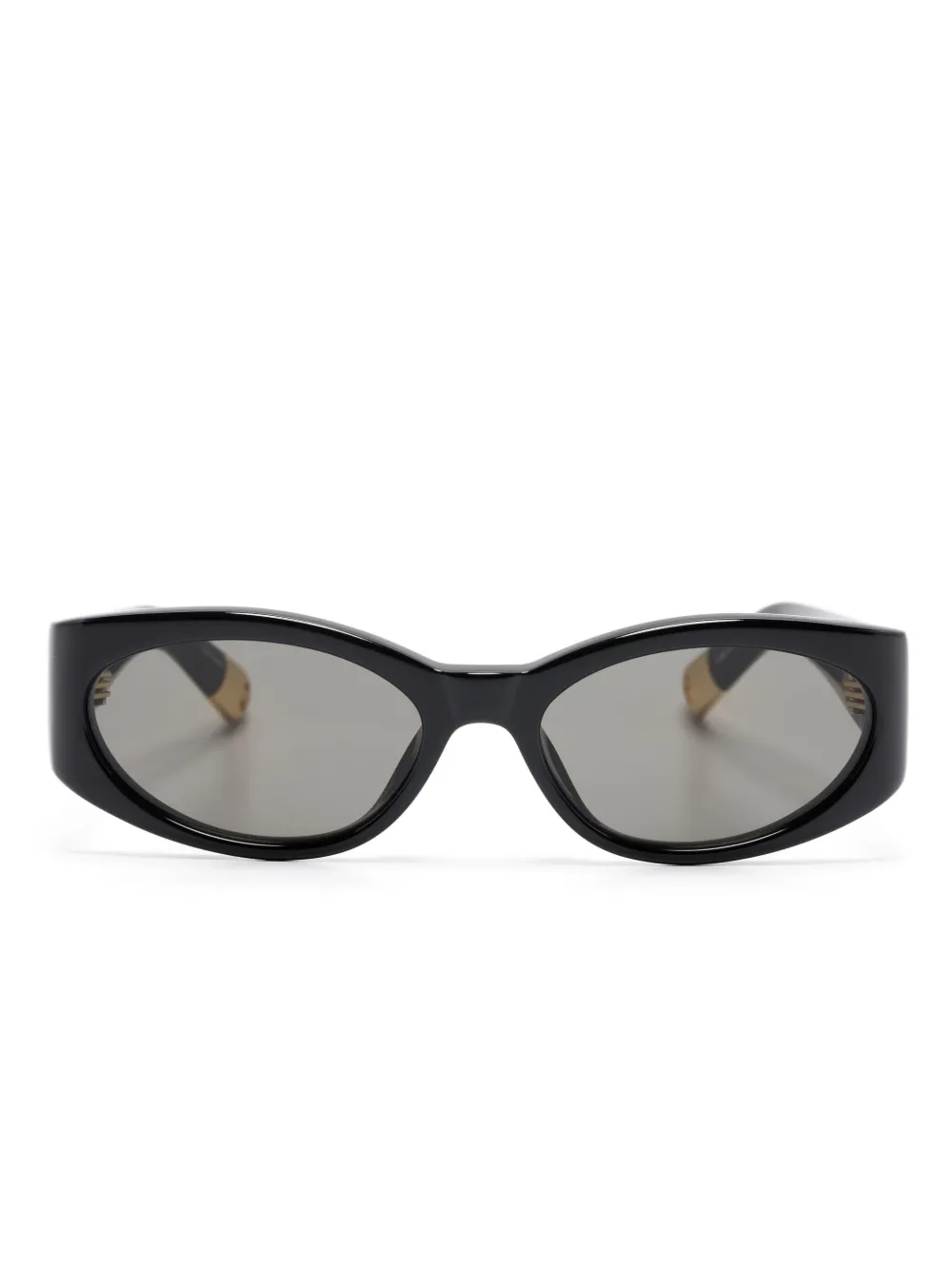 

Солнцезащитные очки Les lunettes Ovalo JACQUEMUS, черный